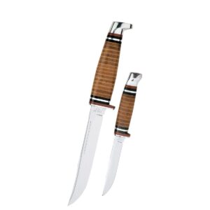 Set 3 Twin SSM Brown Leather W