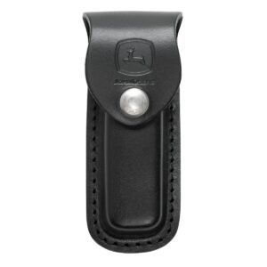 Sheath Leather Med Blk Embosse