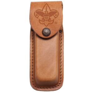 Sheath Leather Med Brown Embos