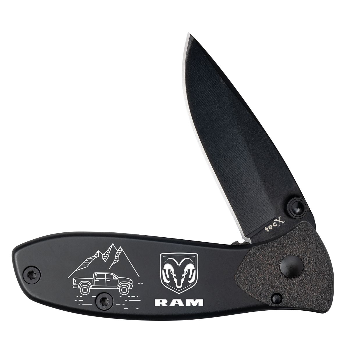 TecX T0103.75BLC SS Blk Hc Tag