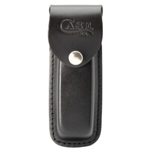 Sheath Leather Lg Blk Embossed