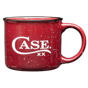 Mug Ceramic 13 oz Red W/White