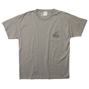 Shirt Tee Concrete Gray W/Case Tang Logo Front Pocket Sm Unisex