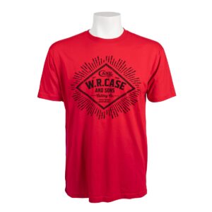 Shirt Tee Red W/Case Logo Front Sm Unisex